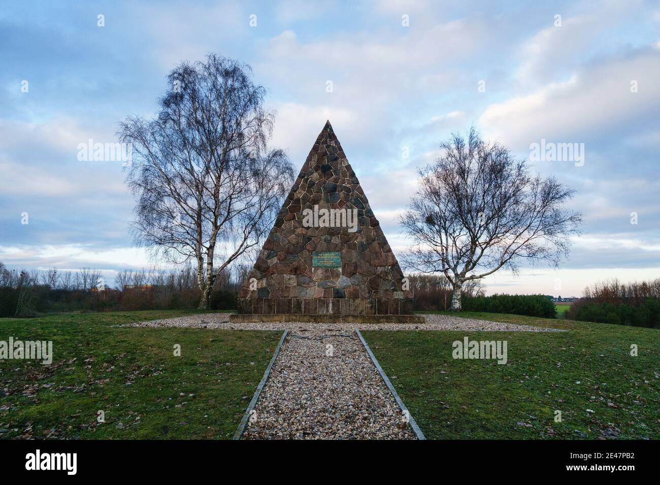 Piramide di Buelow a Brandeburgo, Germania Foto Stock