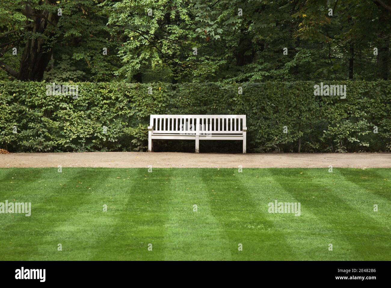 Parco delle Terme reali (parco Lazienki) a Varsavia. Polonia Foto Stock