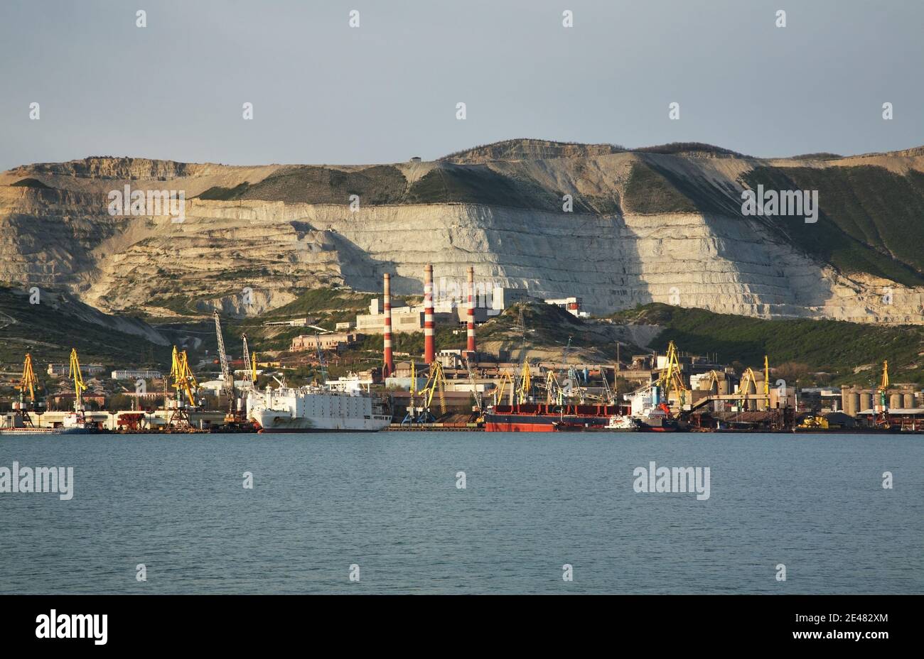 Tsemes bay di Novorossiysk. Regione Krasnodar. La Russia Foto Stock