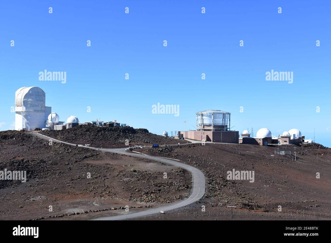 Haleakala High Altitude Observatory Site primo osservatorio di ricerca astronomica su Maui Hawaii Foto Stock
