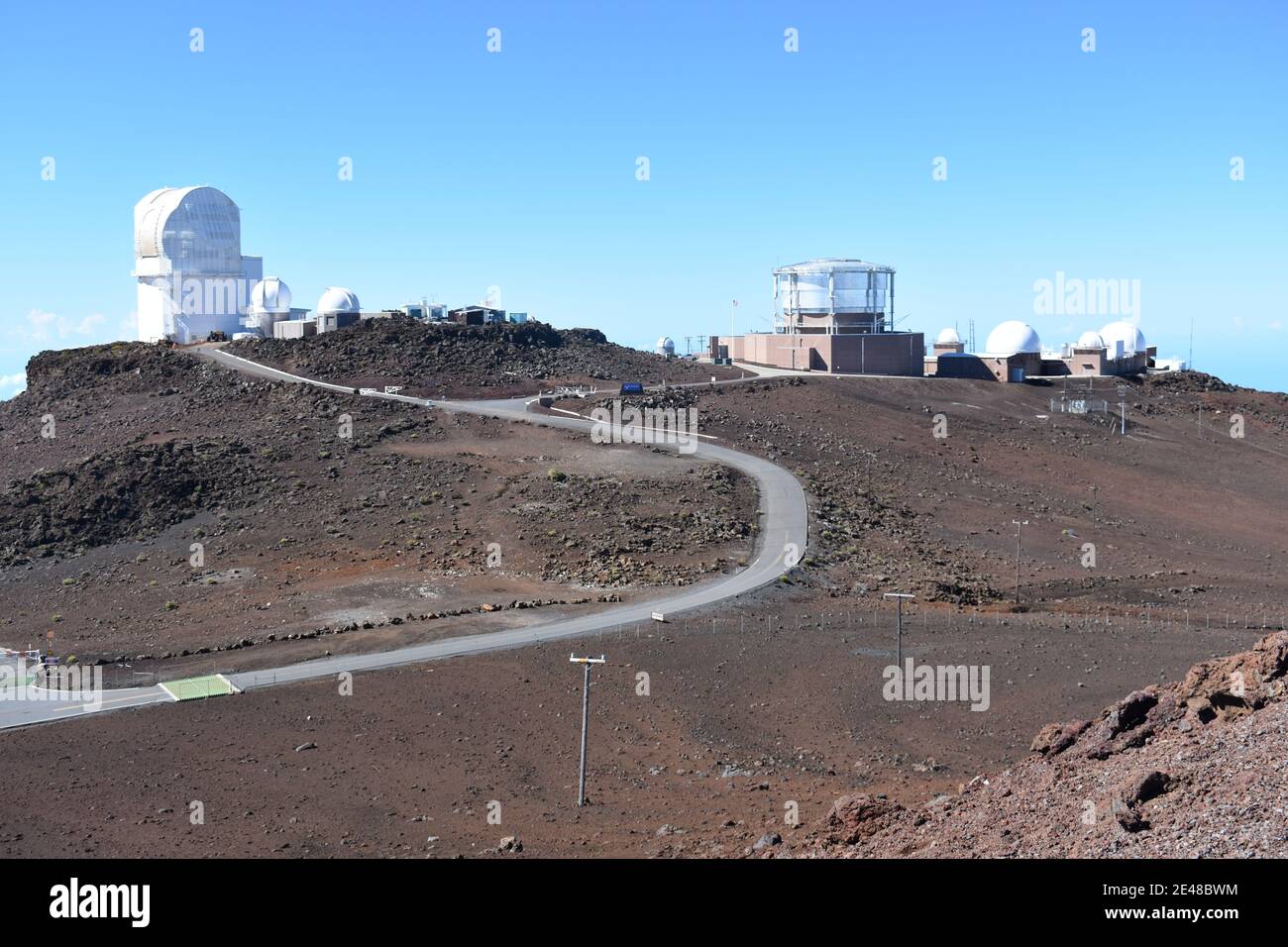 Haleakala High Altitude Observatory Site primo osservatorio di ricerca astronomica su Maui Hawaii Foto Stock
