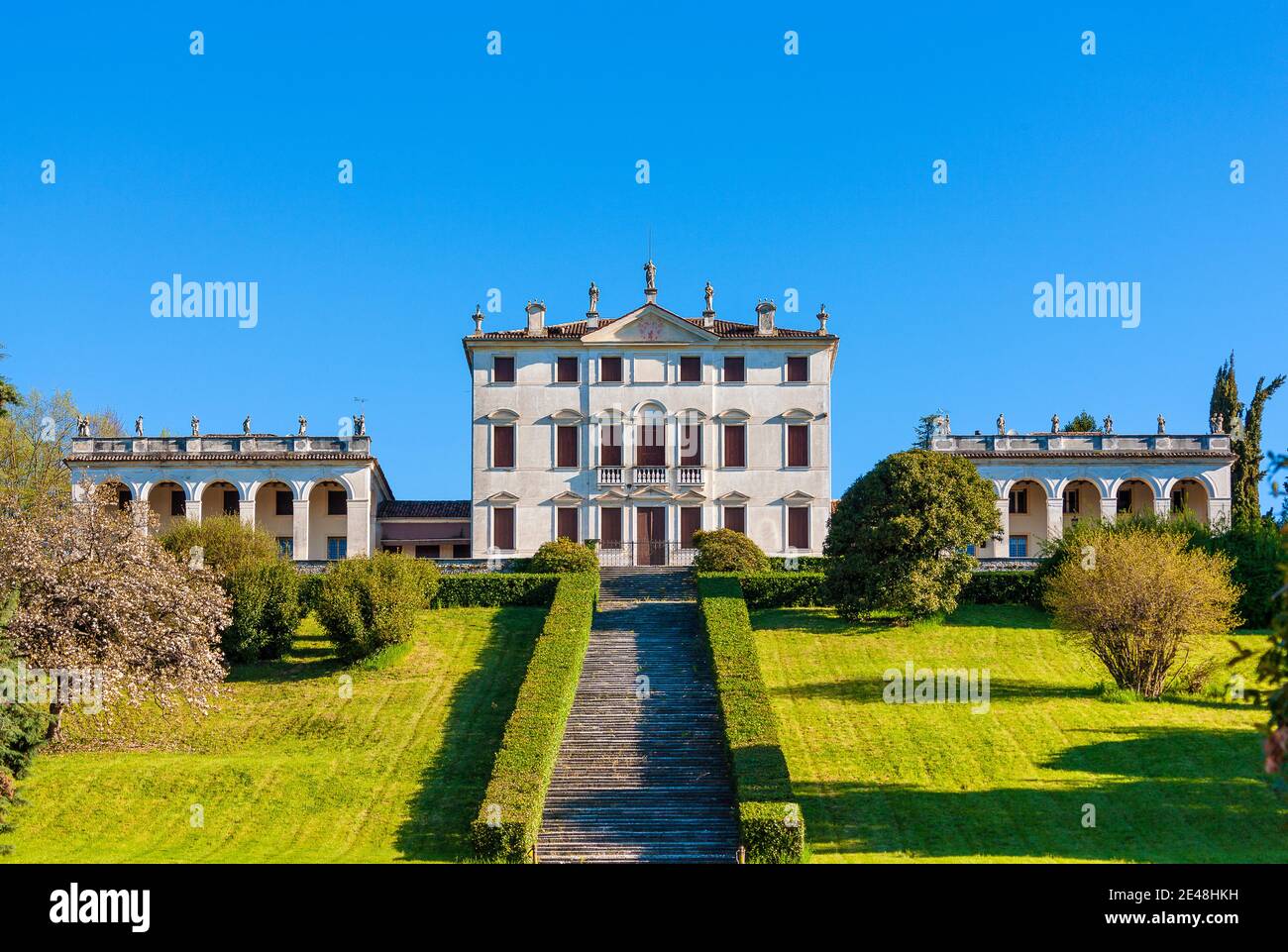Italia Veneto Mussolente - Villa Negri Piovene ( Arch. A. Gaidon 1763) Foto Stock