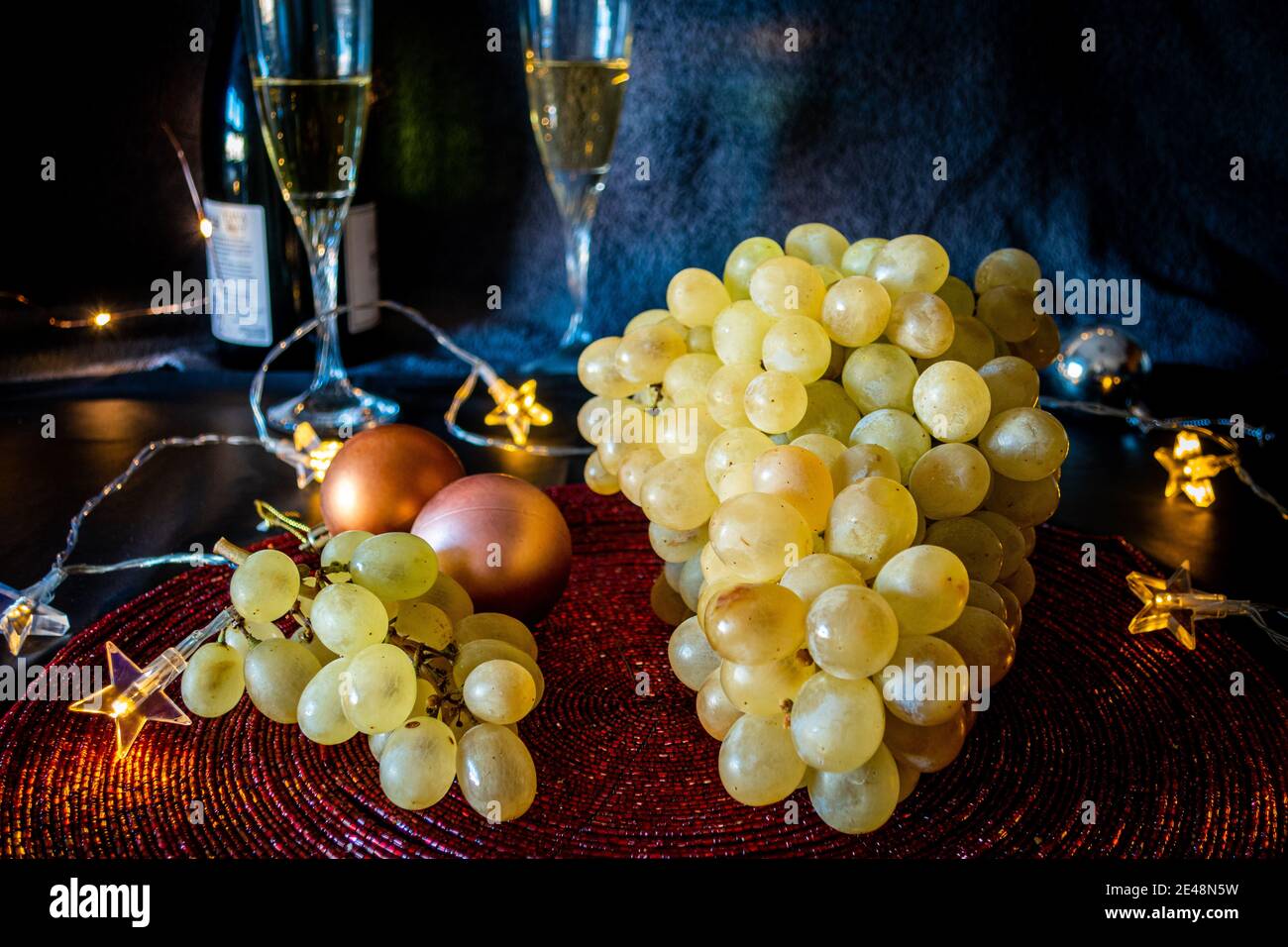 Uve mature pronte a mangiare Foto Stock