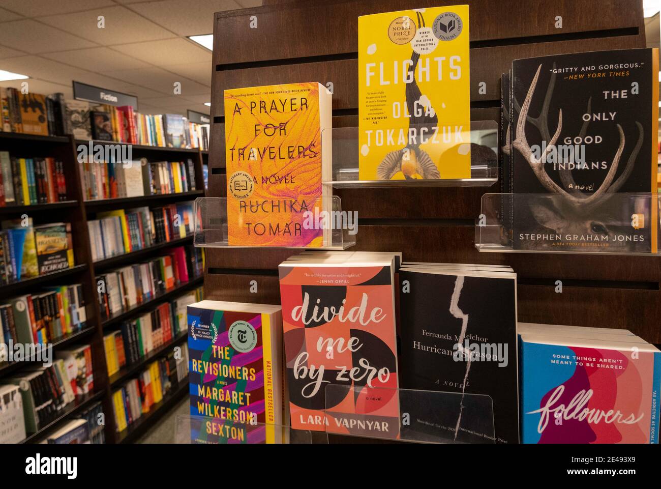 Barnes & Noble Booksellers Libri in versione cartacea a New York City, USA Foto Stock