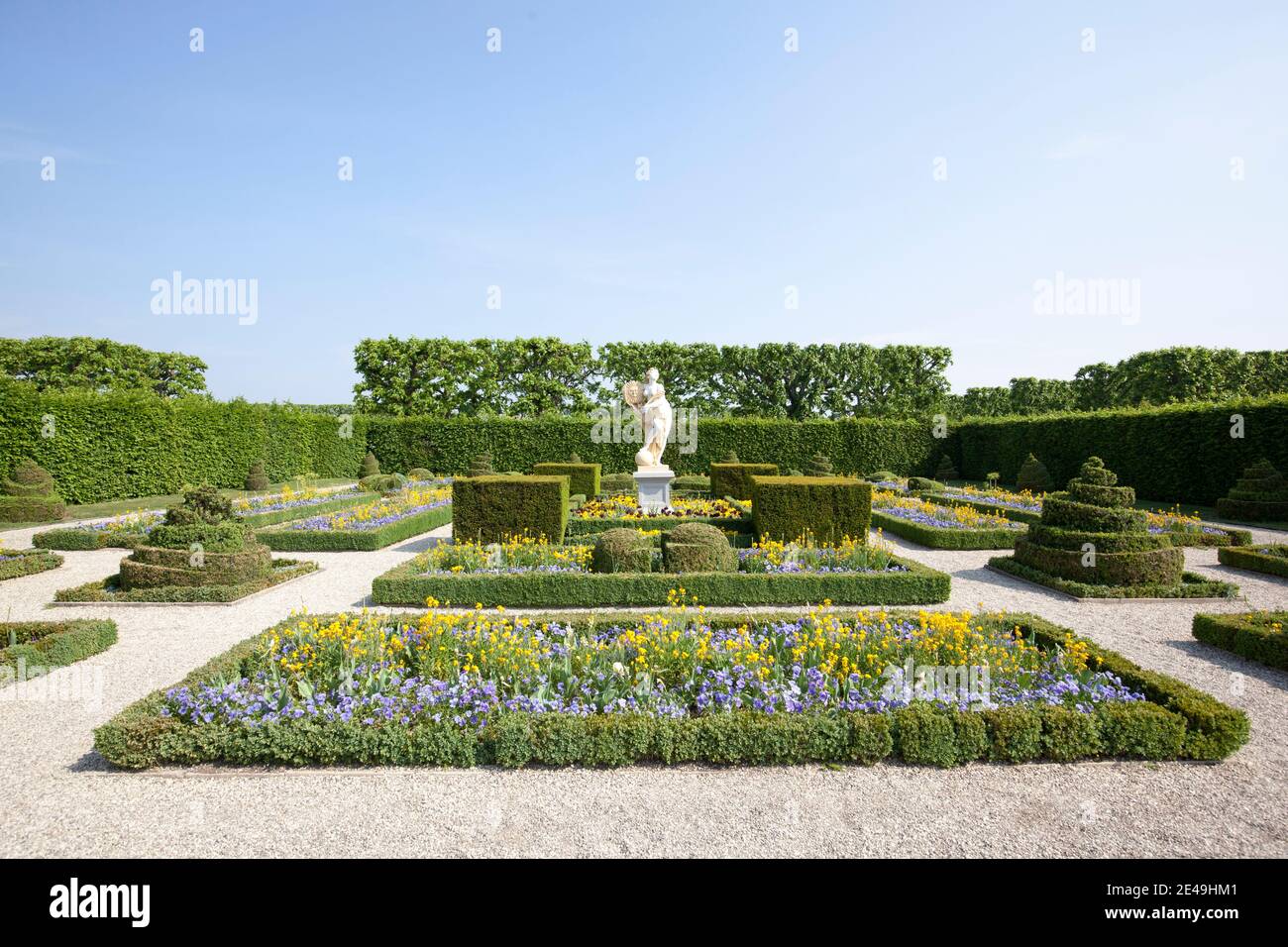 Herrenhausen Palace and Park, ampio giardino, Hannover Foto Stock