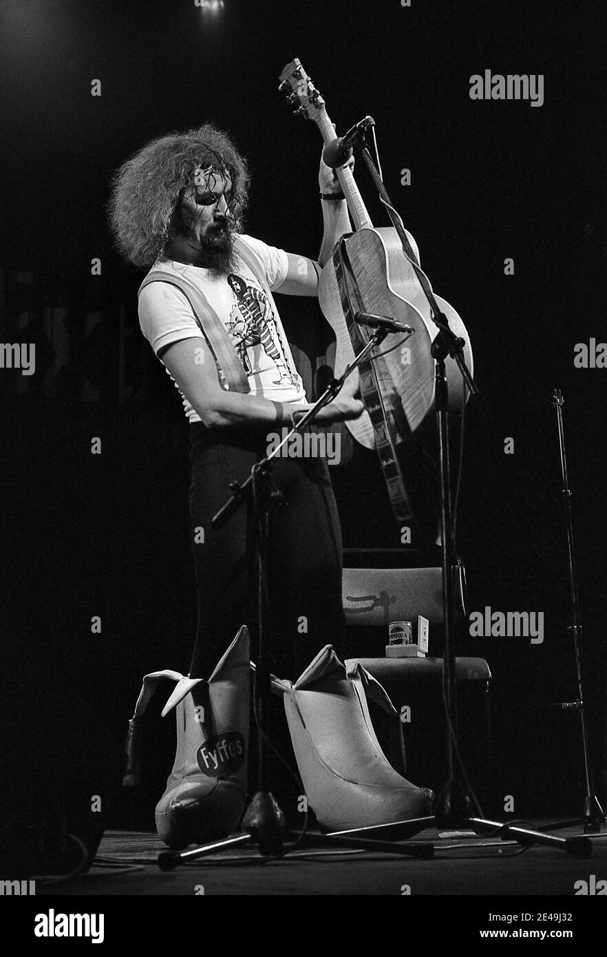 Billy Connolly vive a Londra 5/7/1977 Foto Stock