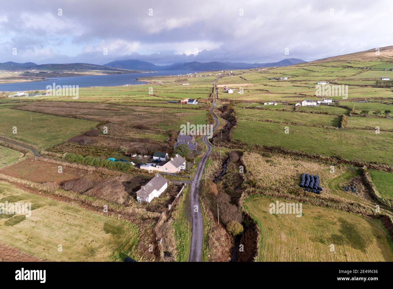 Penisola di Iveragh vicino a Portmagee County Kerry, Irlanda Foto Stock