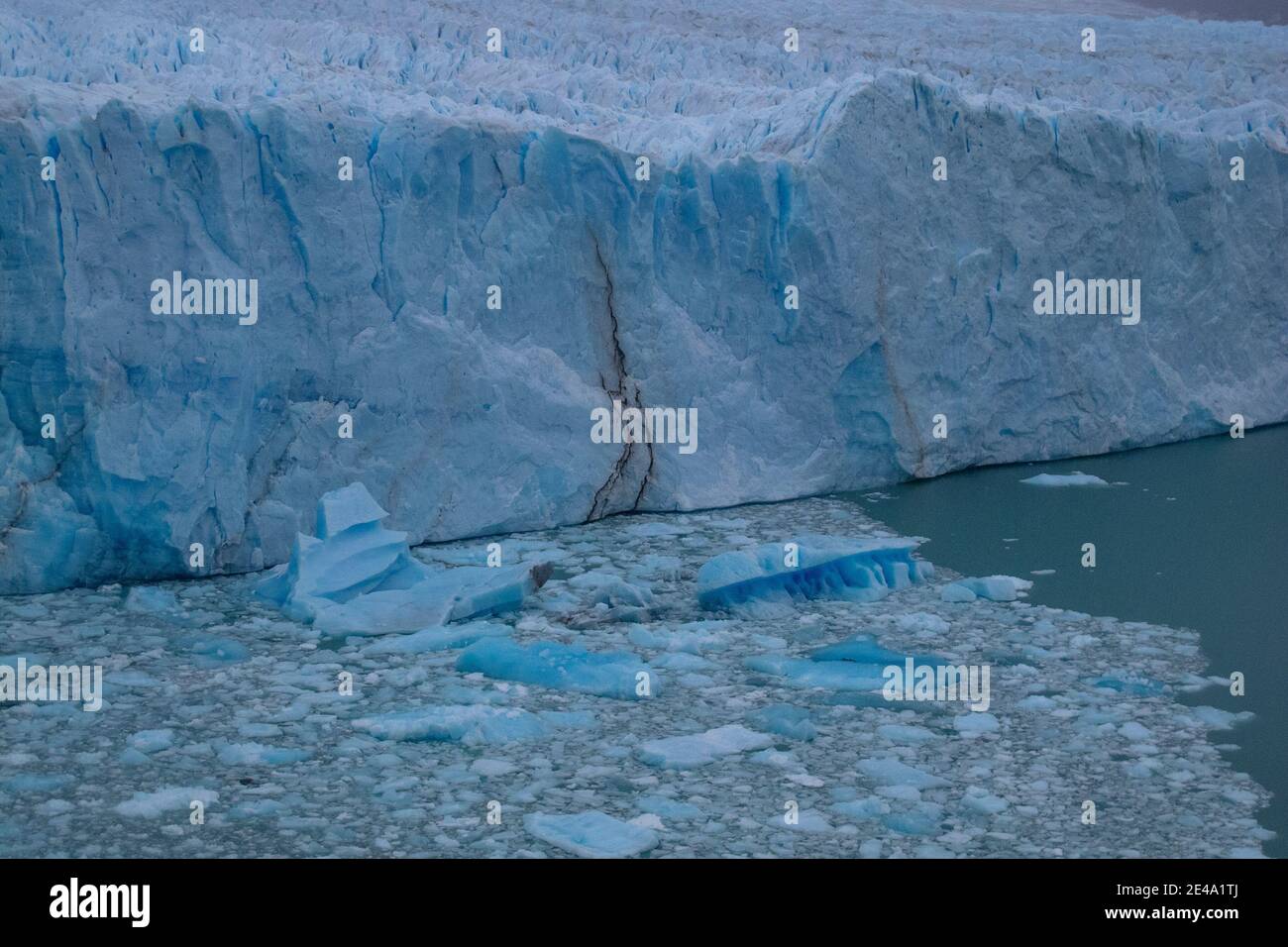 Ghiacciaio di Patagonia. Foto Stock