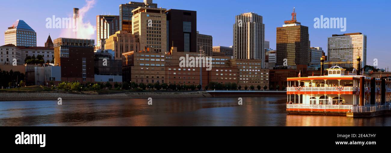 Grattacieli di una città, St. Paul, Minnesota, Stati Uniti Foto Stock