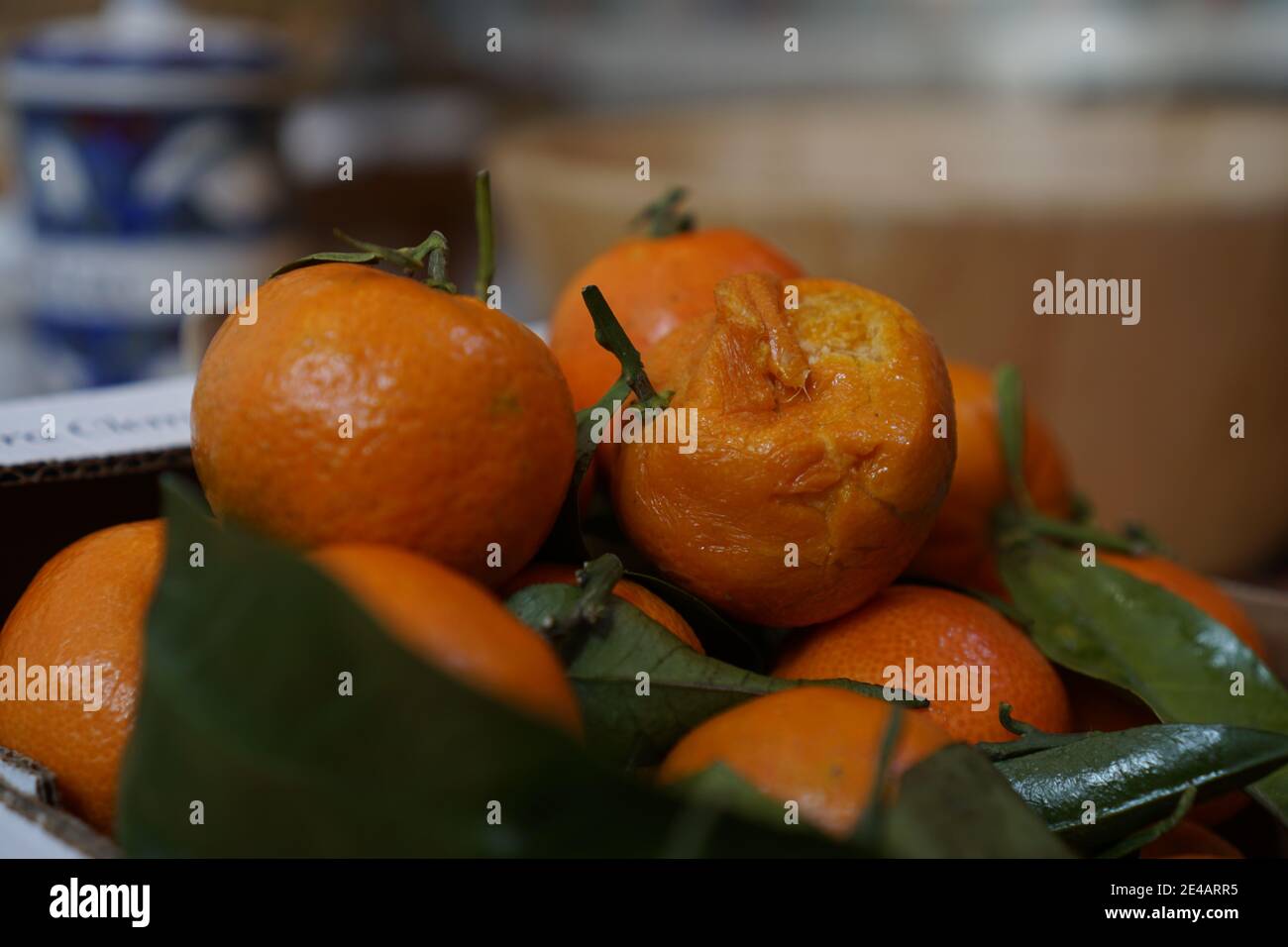 Arancione con benefici per la salute Foto Stock