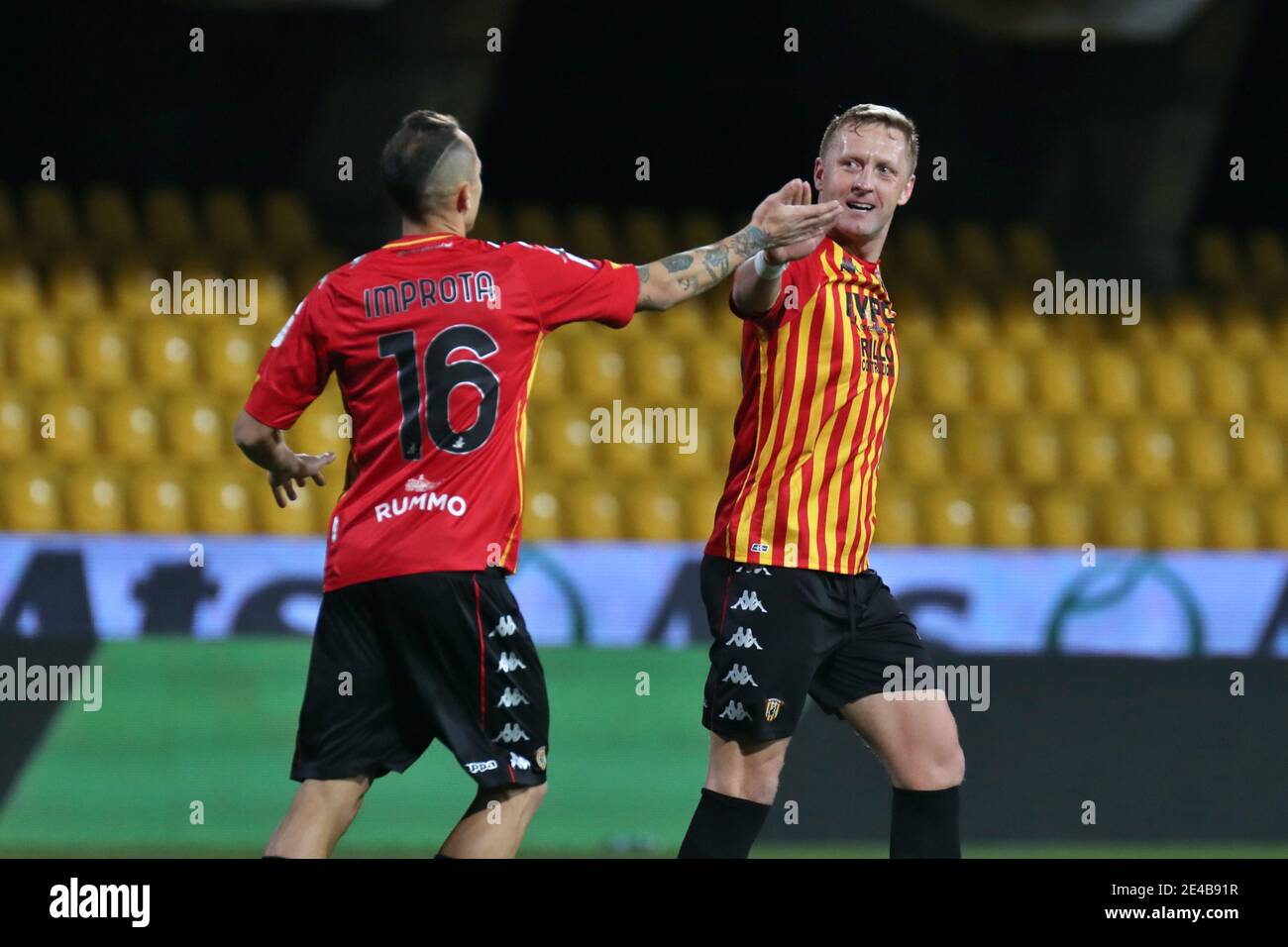 Gennaro Acampora player of Benevento, during the friendly match between  Napoli vs Benevento final result 1-5, match played at the Diego Armando  Marado Stock Photo - Alamy