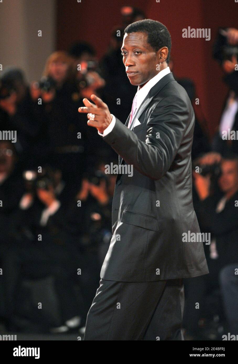 L'attore Wesley Snipes partecipa alla proiezione "Brooklyn's Finest" alla Sala Grande durante il 66° Festival del Cinema di Venezia, l'8 settembre 2009. Foto di ABACAPRESS.COM Foto Stock