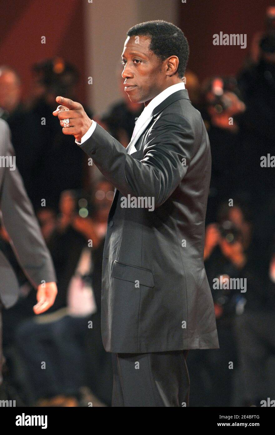 L'attore Wesley Snipes partecipa alla proiezione "Brooklyn's Finest" alla Sala Grande durante il 66° Festival del Cinema di Venezia, l'8 settembre 2009. Foto di ABACAPRESS.COM Foto Stock