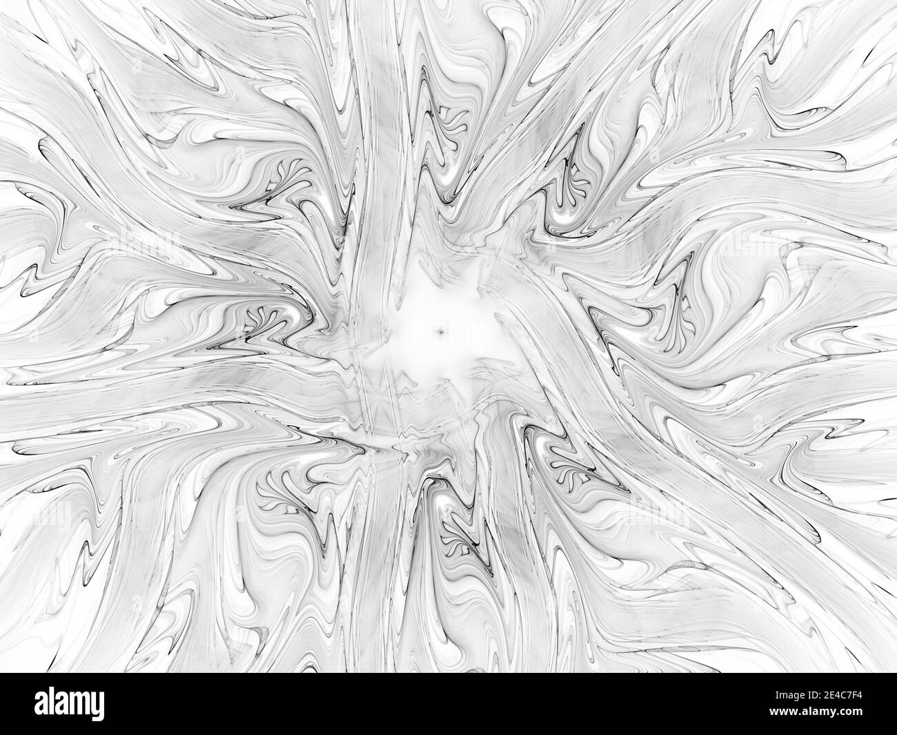 surreale futuristico digitale 3d design arte astratto sfondo illustrazione frattale per la meditazione e la decorazione carta da parati Foto Stock