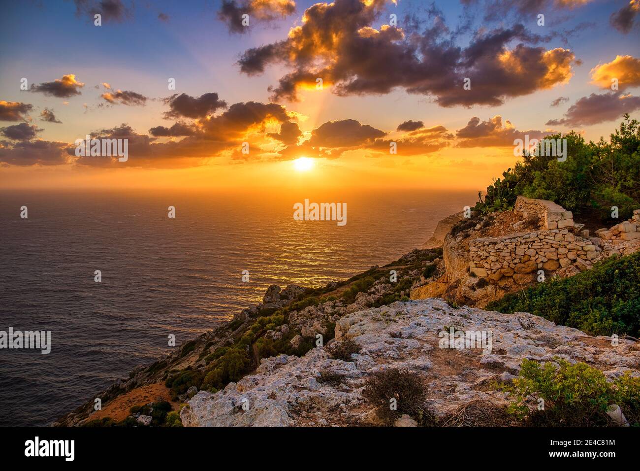 Malta, ufficialmente conosciuta come la Repubblica di Malta è un Southern isola Europea paese costituito da un arcipelago nel Mar Mediterraneo. Foto Stock