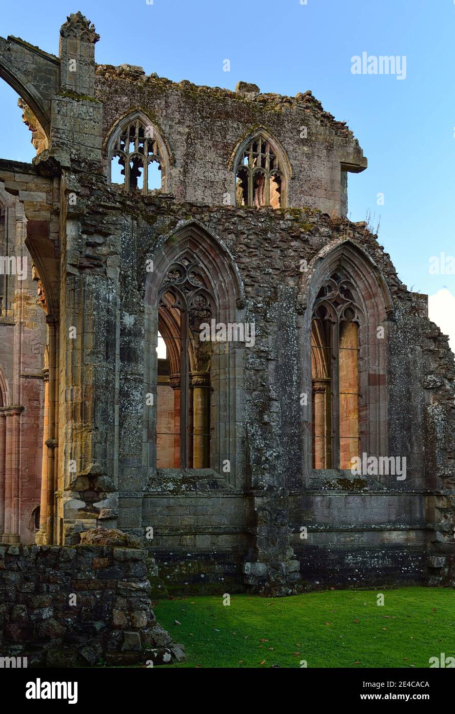 Rovine della cattedrale di Elgin, Moray, Scozia, Regno Unito, Europa, Elgin, Moray, Scozia, Regno Unito, Isole britanniche Foto Stock