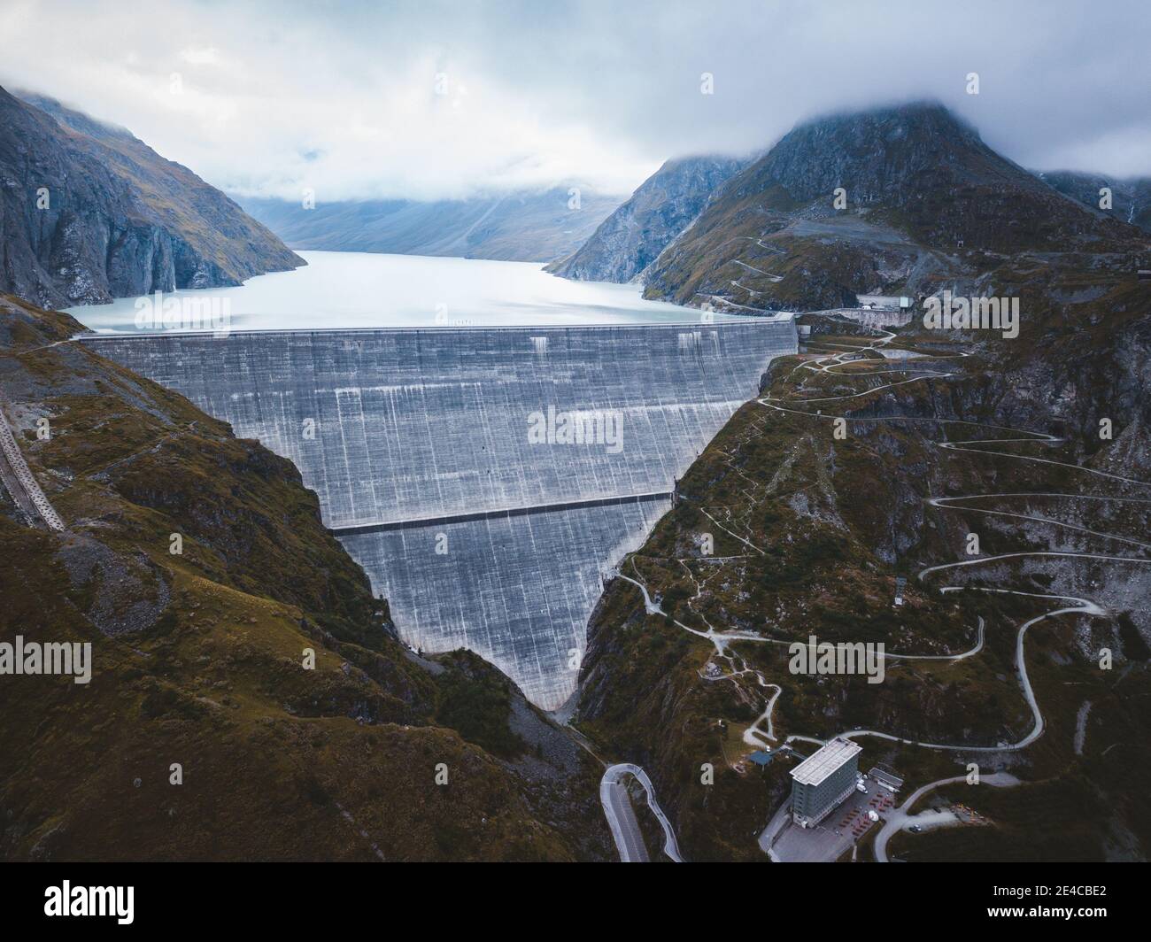 Svizzera, Vallese, Lac des Dix Foto Stock