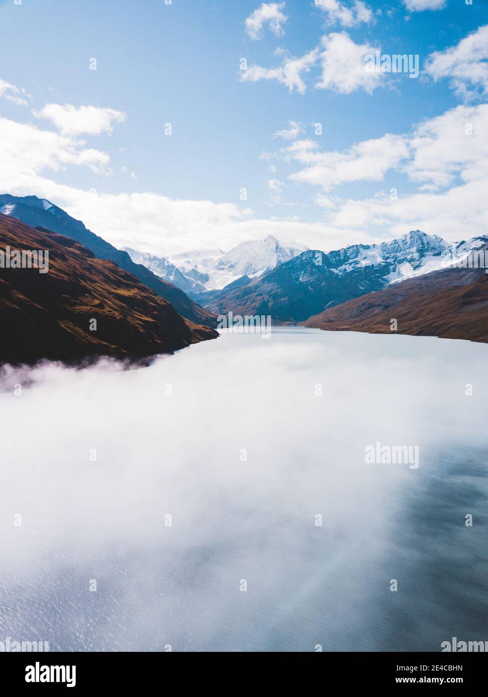 Svizzera, Vallese, Lac des Dix Foto Stock
