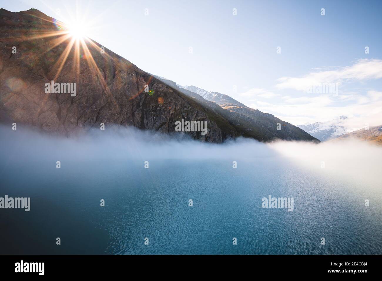 Svizzera, Vallese, Lac des Dix Foto Stock