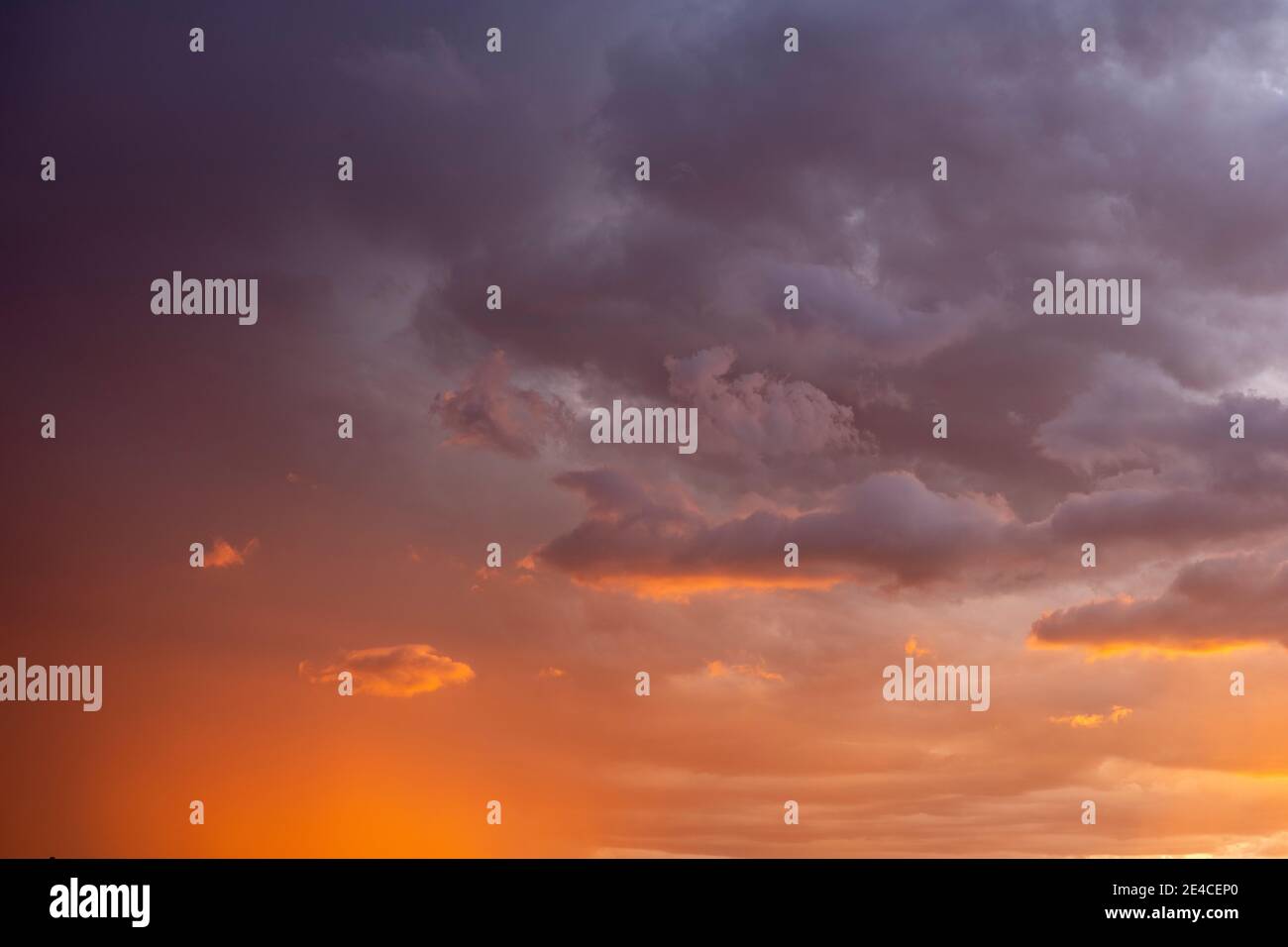 Germania, cielo, tramonto Foto Stock