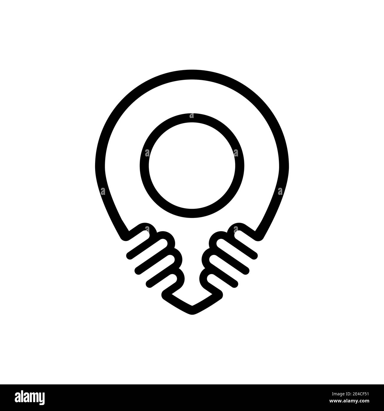 Acquista banner Web locali semplici con icona a punto. Illustrazione Vettoriale