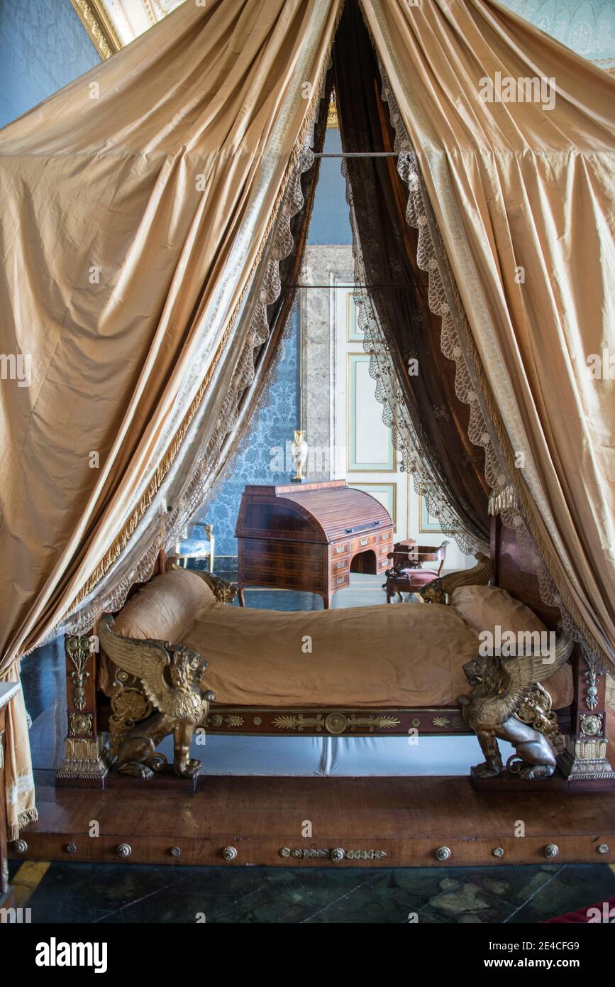 Palazzo reale di Caserta, interni Foto Stock