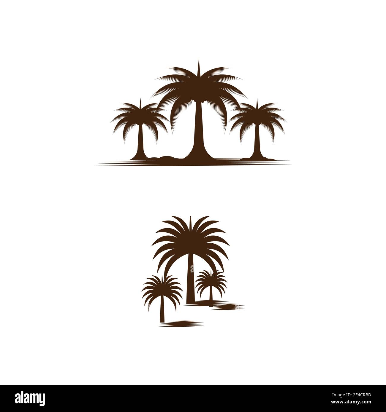 Albero delle date Logo modello vettore tipo di simbolo Illustrazione Vettoriale