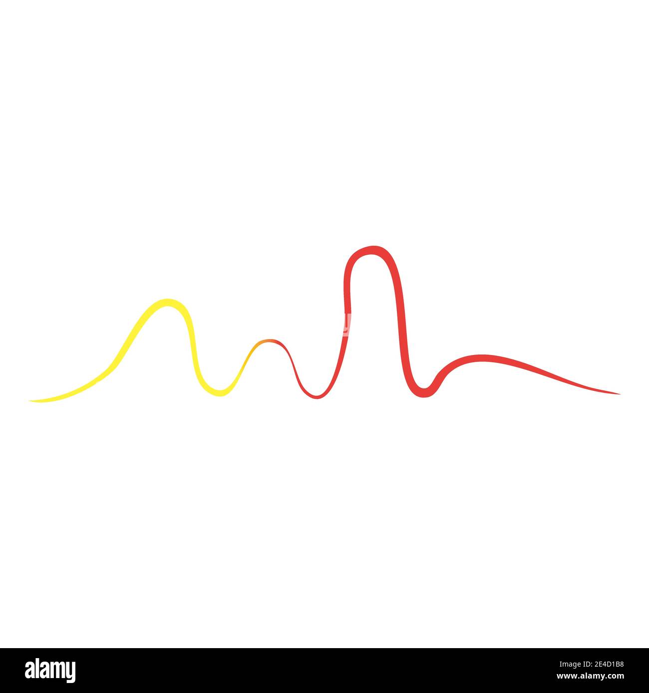 Le onde sonore illustrazione vettoriale del modello di progettazione Illustrazione Vettoriale