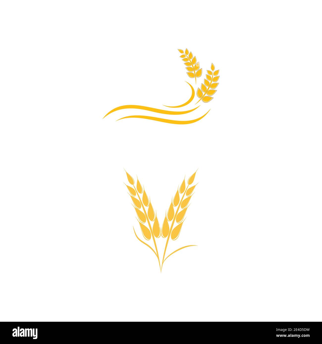 Agricoltura frumento icona vettore design Illustrazione Vettoriale