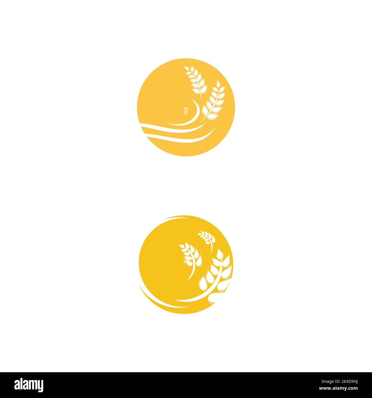 Agricoltura frumento icona vettore design Illustrazione Vettoriale