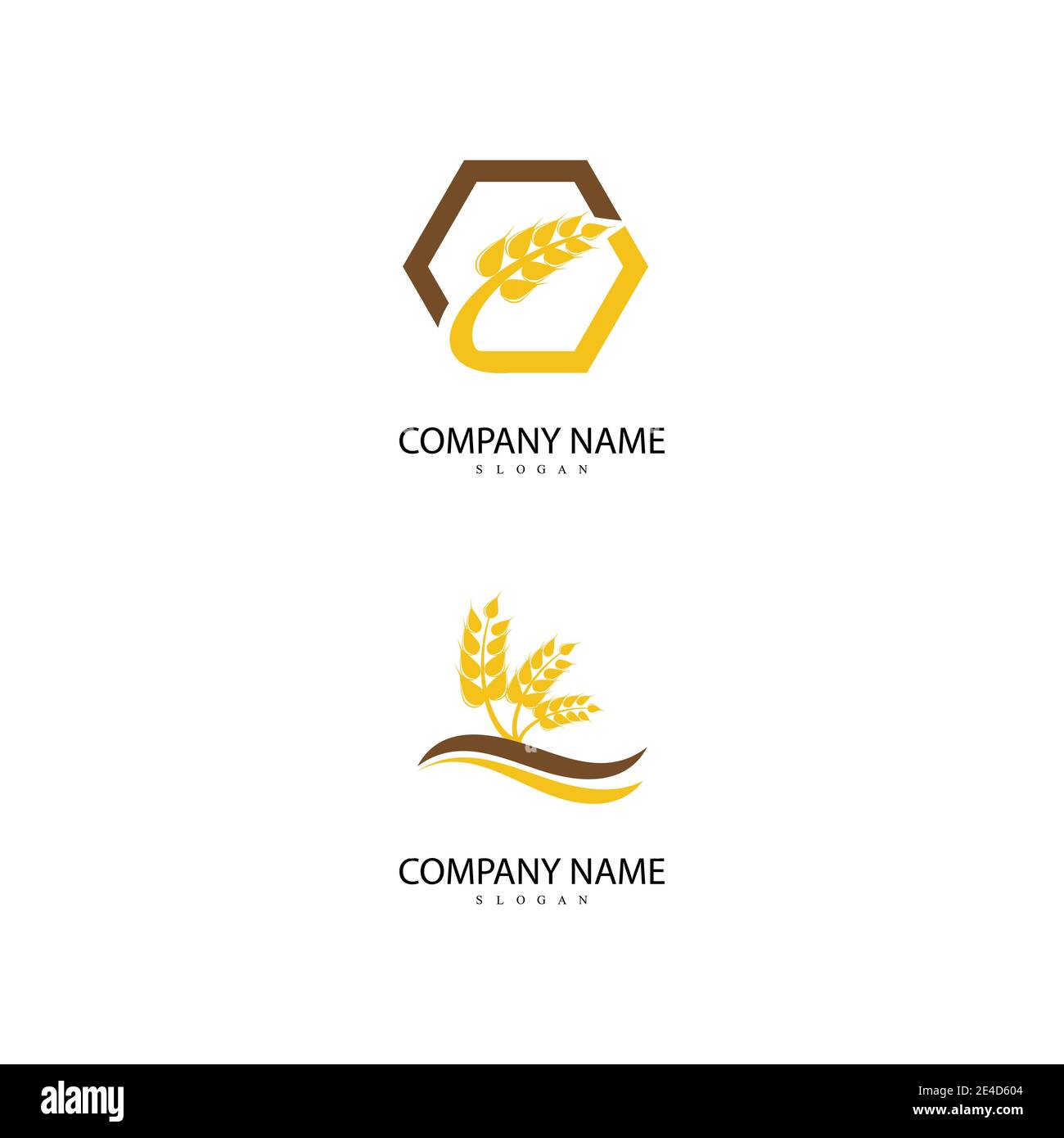 Agricoltura frumento icona vettore design Illustrazione Vettoriale