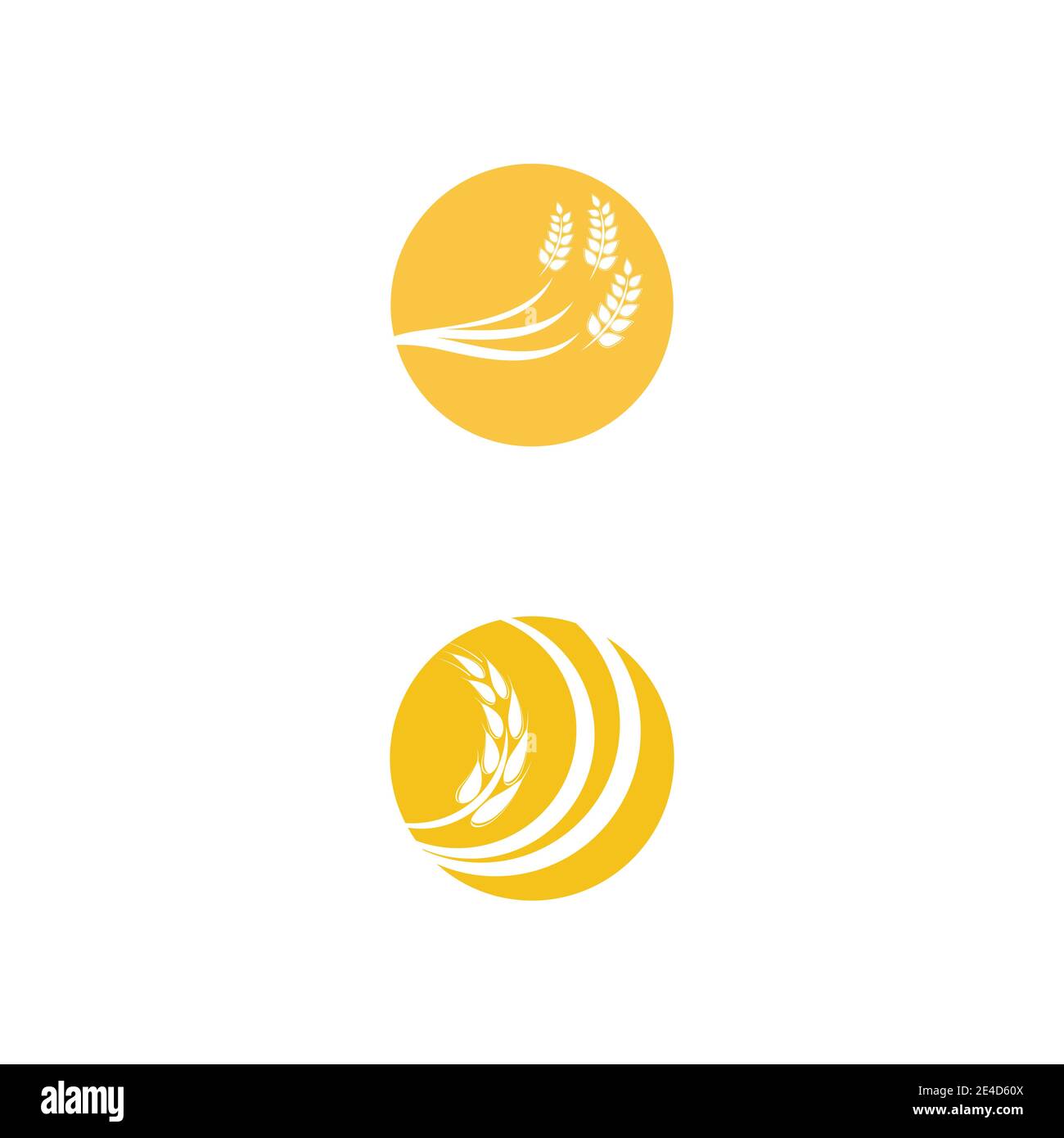 Agricoltura frumento icona vettore design Illustrazione Vettoriale