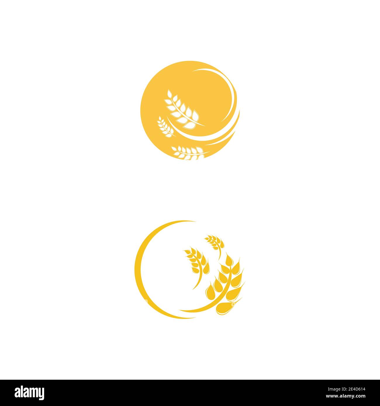 Agricoltura frumento icona vettore design Illustrazione Vettoriale