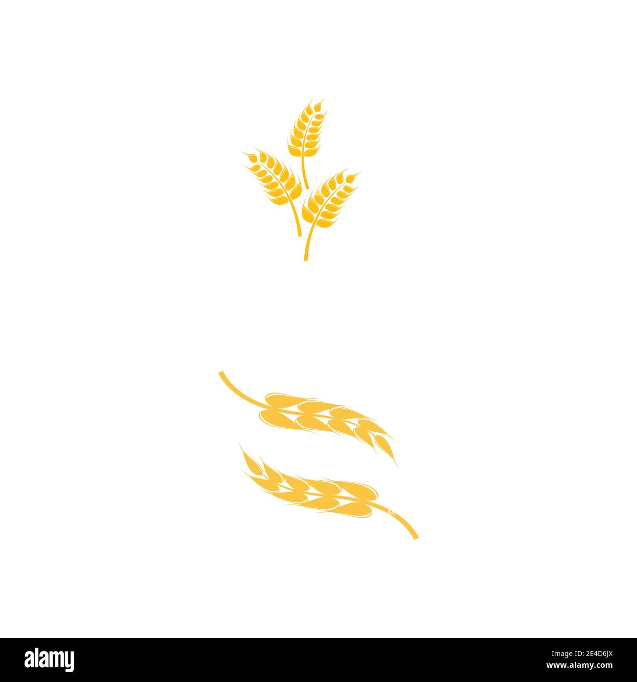 Agricoltura frumento icona vettore design Illustrazione Vettoriale