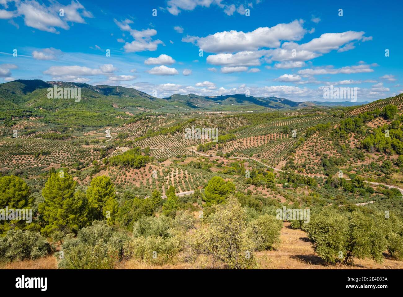 Paesaggio naturale a Sierra de Cazorla, Segura e Las Villas Parco Naturale, provincia di Jaen, Andalusia, Spagna meridionale Europa Foto Stock