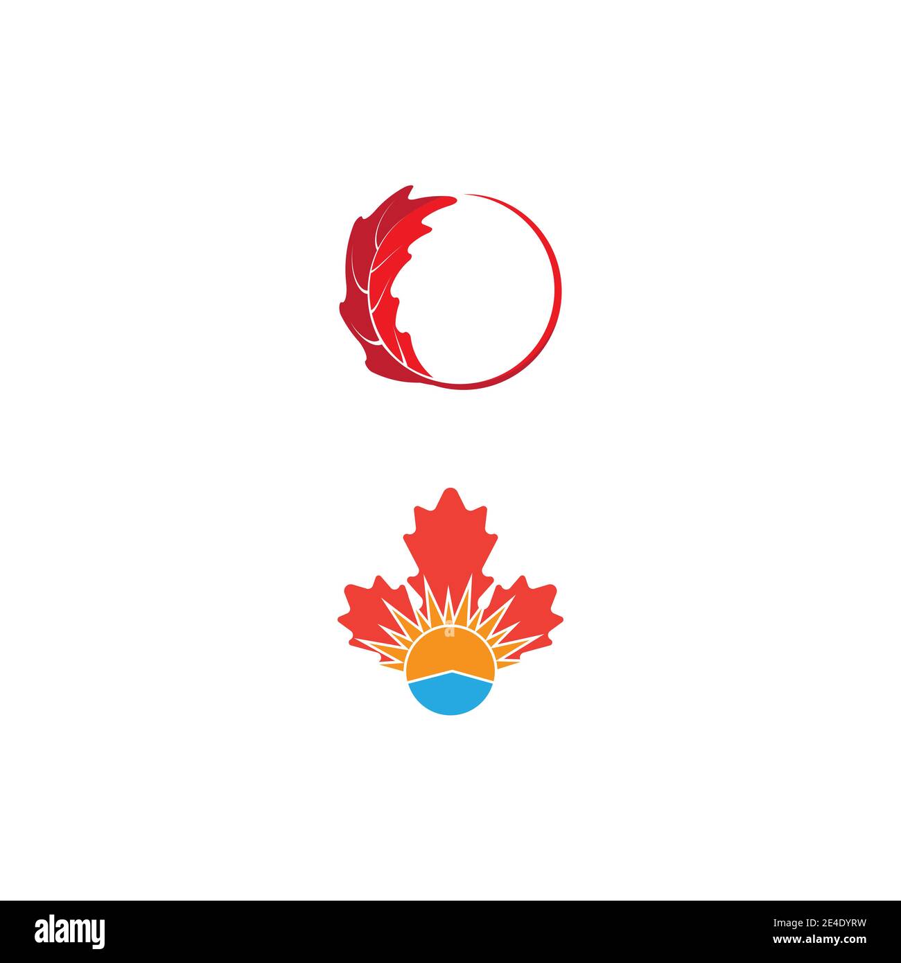 Maple Leaf illustrazione vettoriale del modello di progettazione Illustrazione Vettoriale