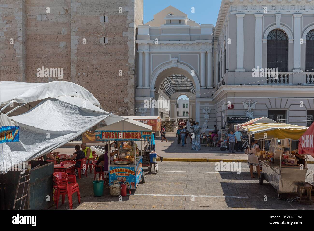 Passaggio d'ingresso della rivoluzione a Merida, Messico Foto Stock
