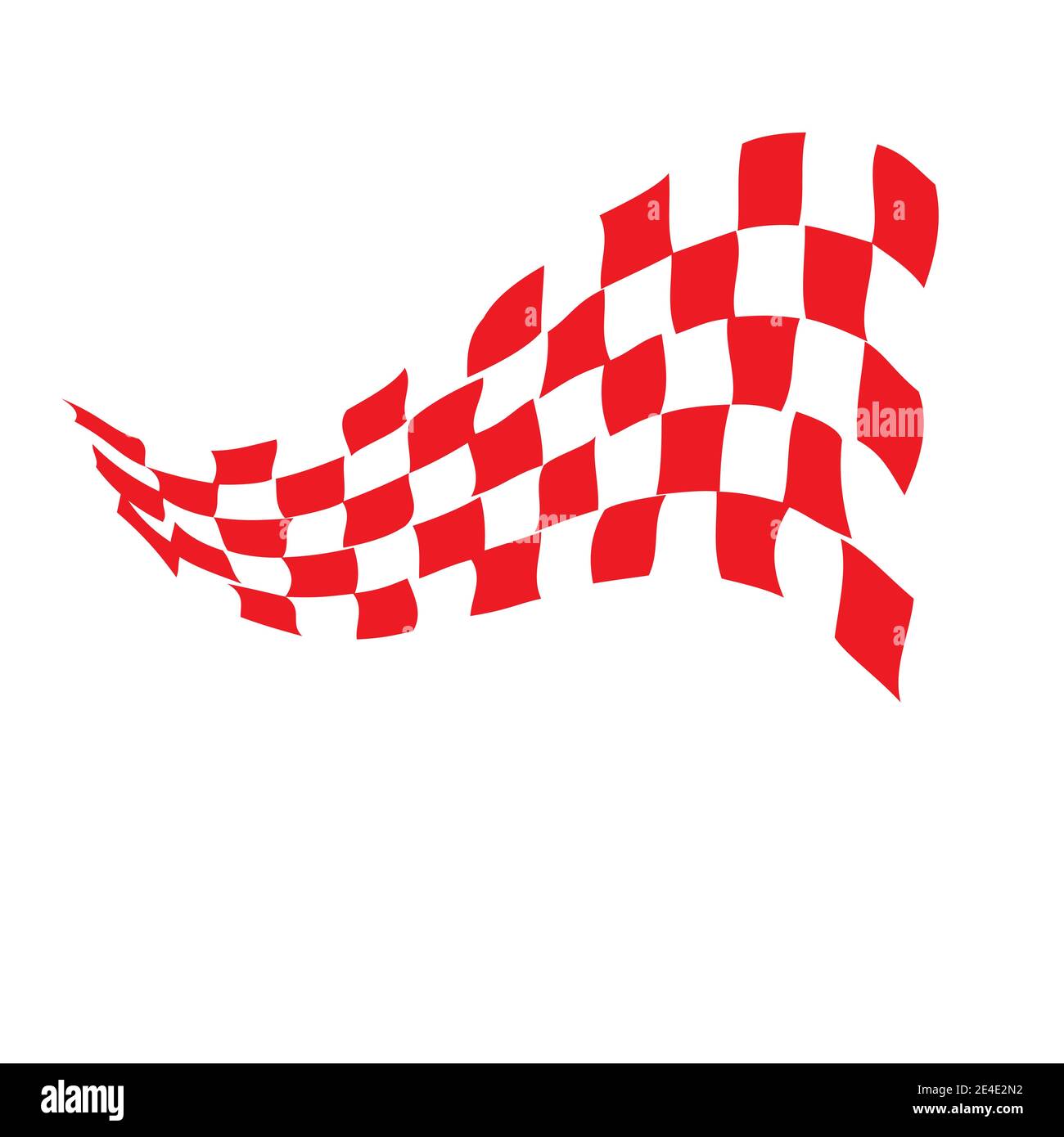 Gara icona bandiera, design semplice illustrazione vettore Illustrazione Vettoriale