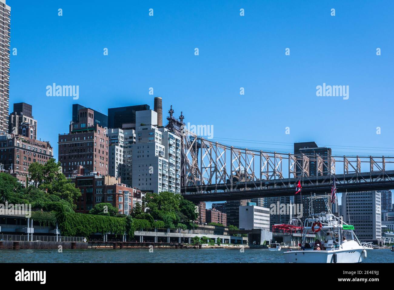 Manhattan, New York City, USA - 30 Giugno 2018 : Ponte Robert Kennedy sul Fiume Harlem Foto Stock
