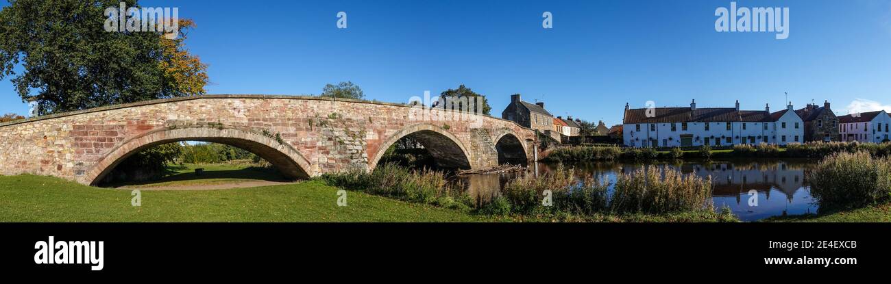 Ponte Nungate sul fiume tyne, Haddington, East Lothian Foto Stock