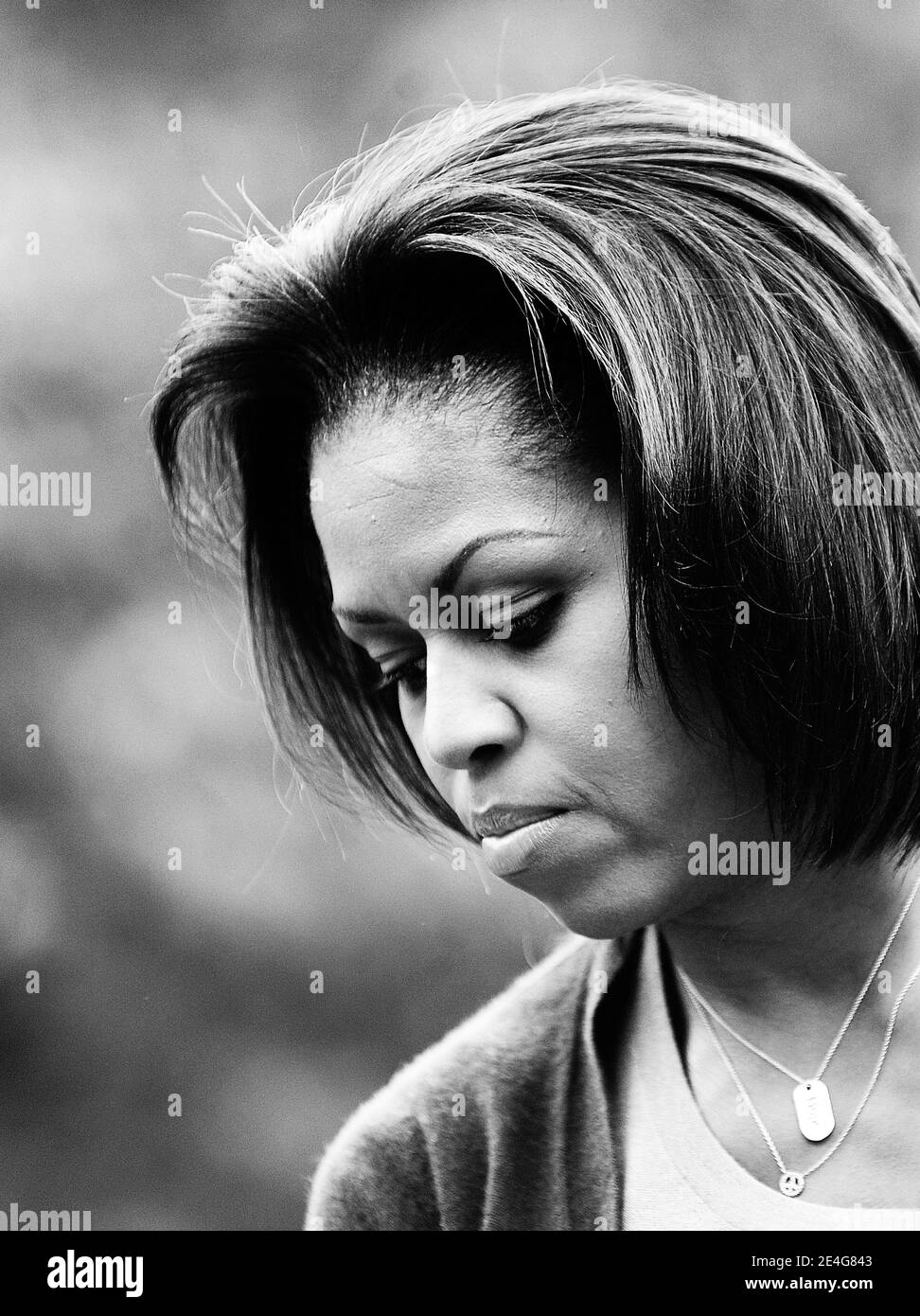 La First Lady Michelle Obama ospita un evento di raccolta autunnale nel Kitchen Garden sul South Lawn della Casa Bianca a Washington, DC, USA, ottobre 29, 2009. Foto di Olivier Douliery /ABACAPRESS.COM Foto Stock