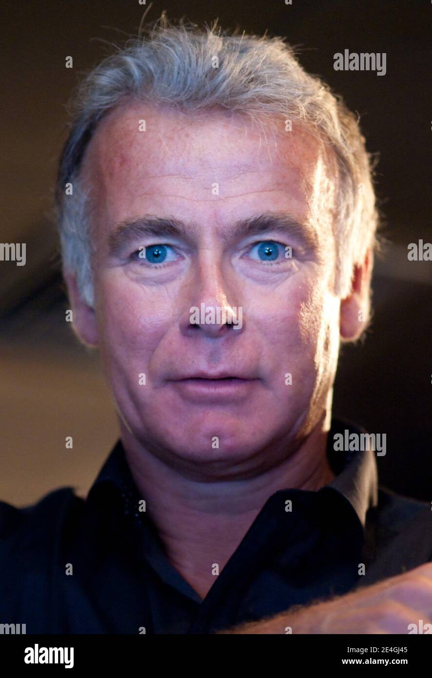 Franck Dubosc fait la promotion de son spectacle 'il Àtait une fois Franck Dubosc' a la Fnac de Toulouse, francia le 14 novembre 2009. Photo Fred Lancelot/ABACAPRESS.COM Foto Stock