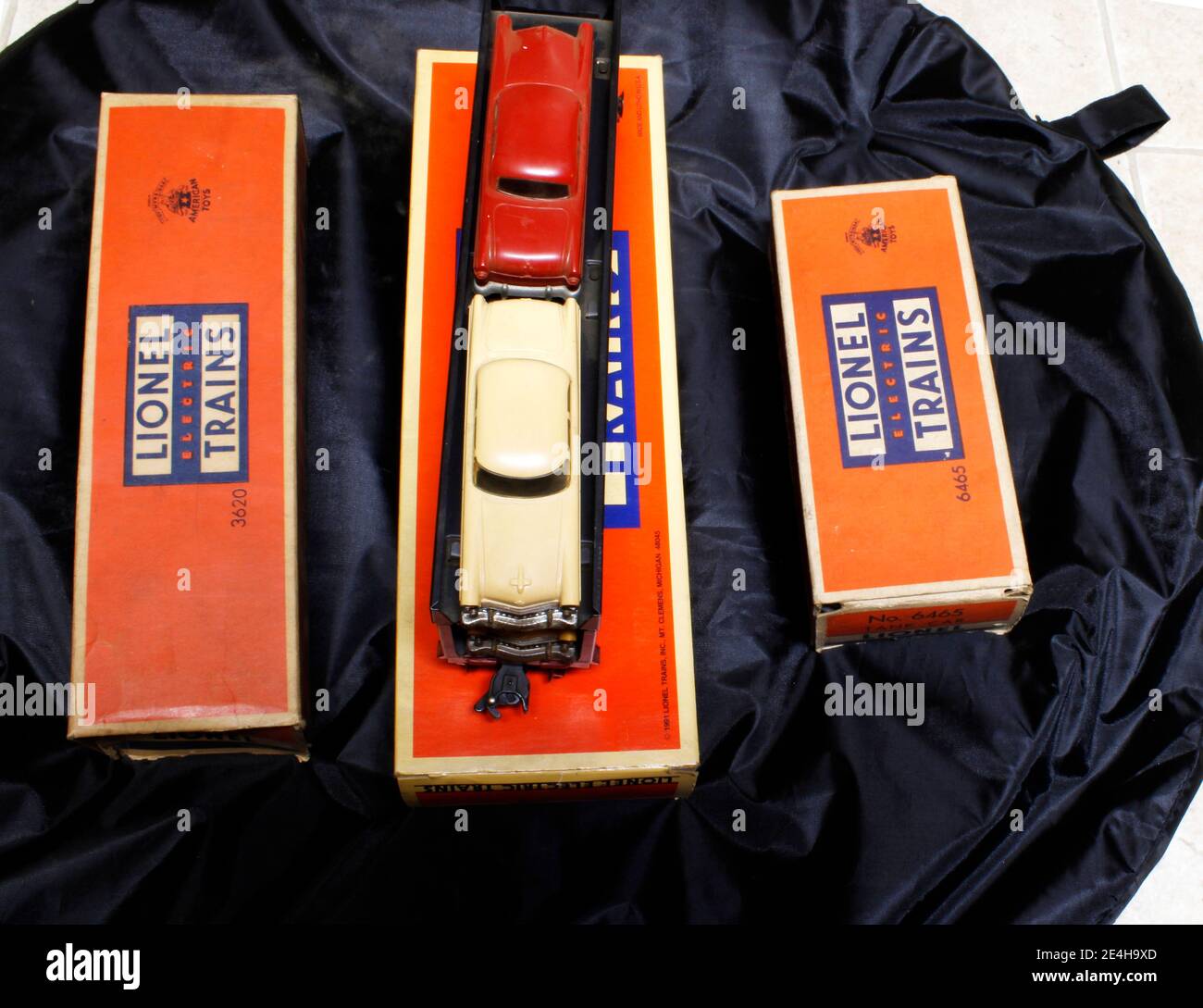 Una vista dall'alto di un caricatore automatico Lionel 6414 Foto Stock