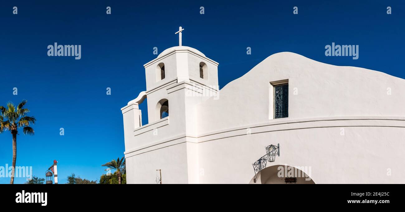 The Old Adobe Mission Church, Scottsdale, Arizona, USA Foto Stock