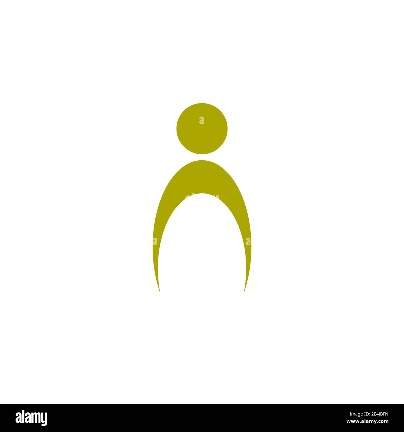 Bello verde salute cura uomo icona umana vettore logo disegno. Illustrazione Vettoriale
