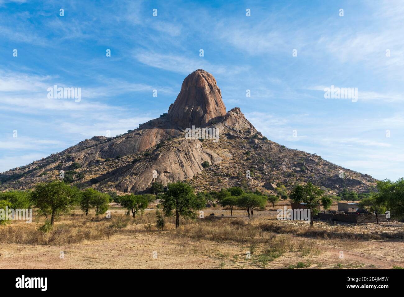 Impressionante montagna di granito, Sahel, Ciad Foto Stock