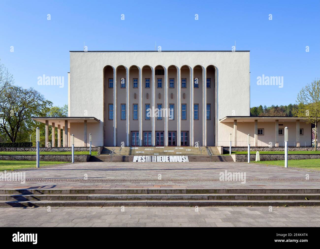 Rudolf-Oetker-Halle, Concert House, sede delle fasi e orchestre di Bielefeld, Bielefeld, East Westfalia, North Rhine-Westfalia, Germania Foto Stock