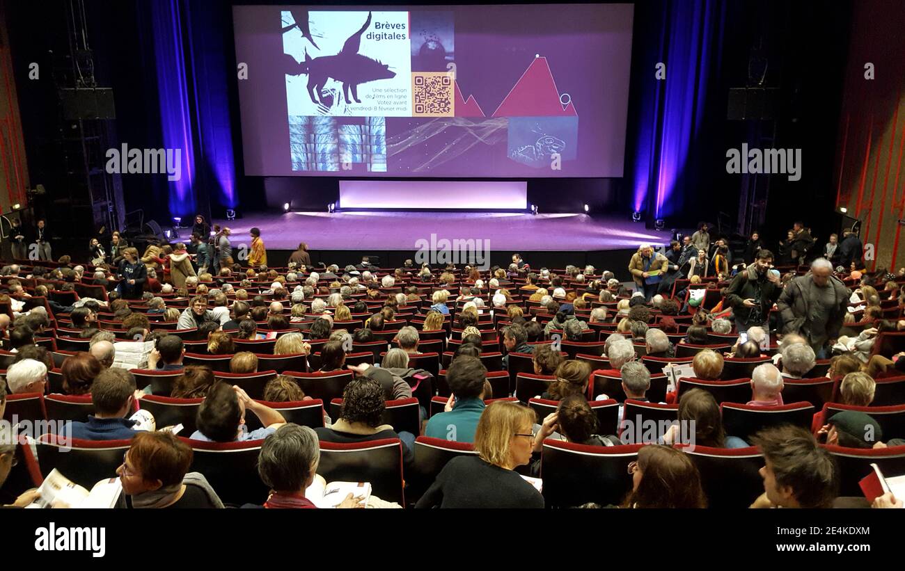 Clermont Ferrand. Festival del Cinema del cortometraggio. Puy de Dome. Auvergne-Rodano-Alpi. Francia Foto Stock