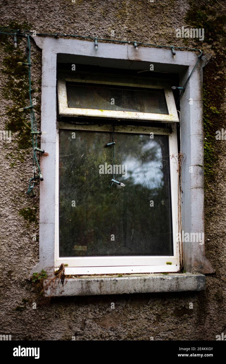 Edificio abbandonato in Co.. Monaghan, Irlanda Foto Stock