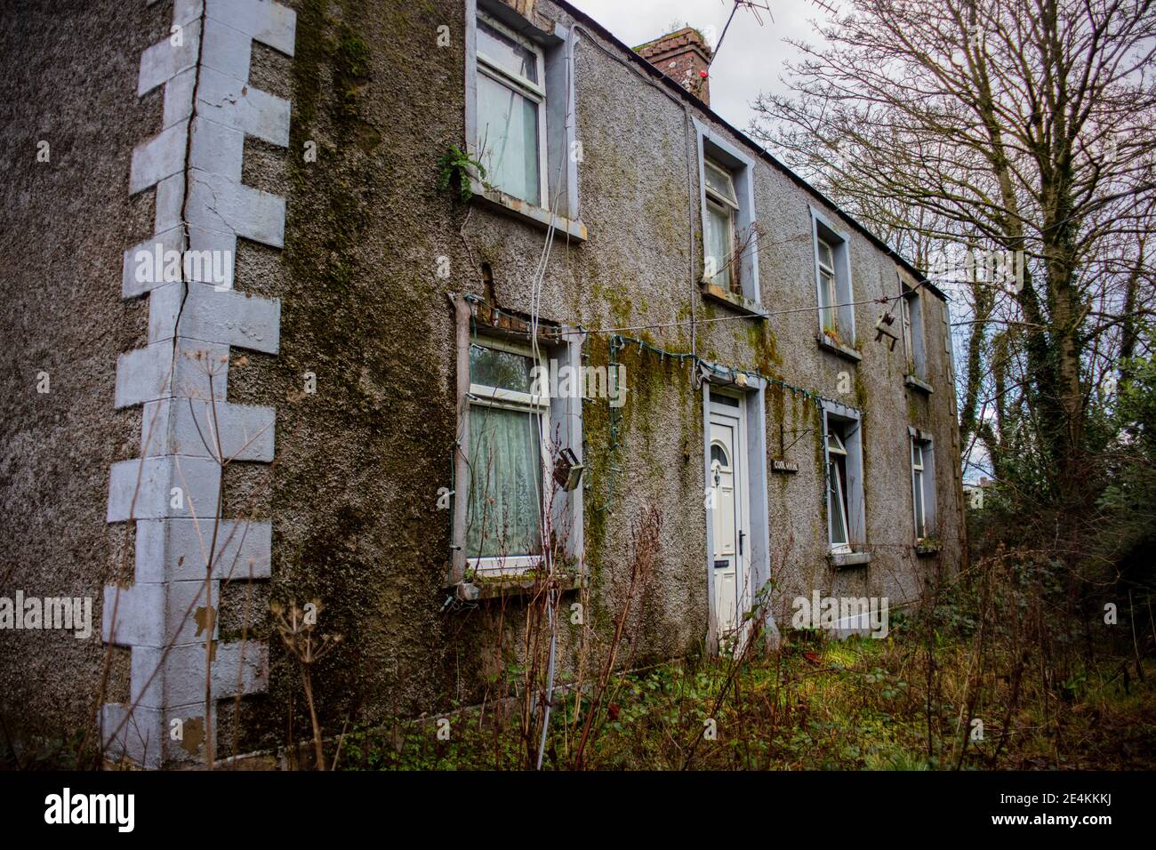 Edificio abbandonato in Co.. Monaghan, Irlanda Foto Stock